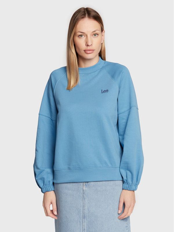 Lee Lee Суитшърт Balloon L36CBR50 112320649 Син Loose Fit