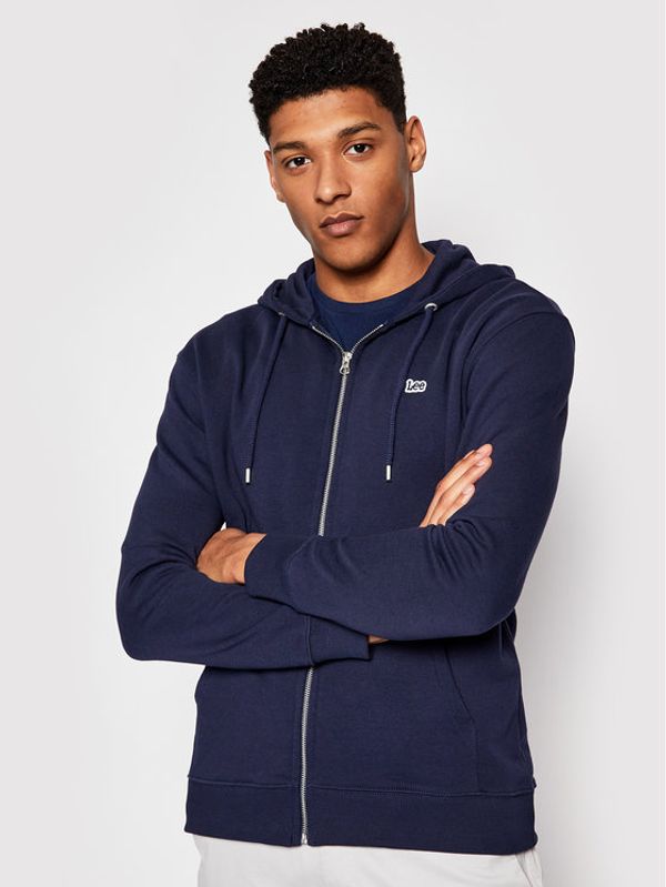 Lee Lee Суитшърт Basic L80KSP35 Тъмносин Regular Fit