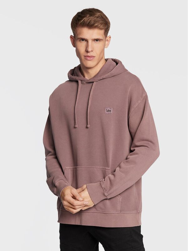 Lee Lee Суитшърт Core L84WTJ70 Виолетов Loose Fit