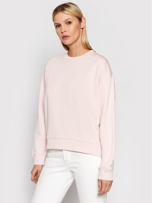 Lee Lee Суитшърт Crew L53LR Розов Relaxed Fit