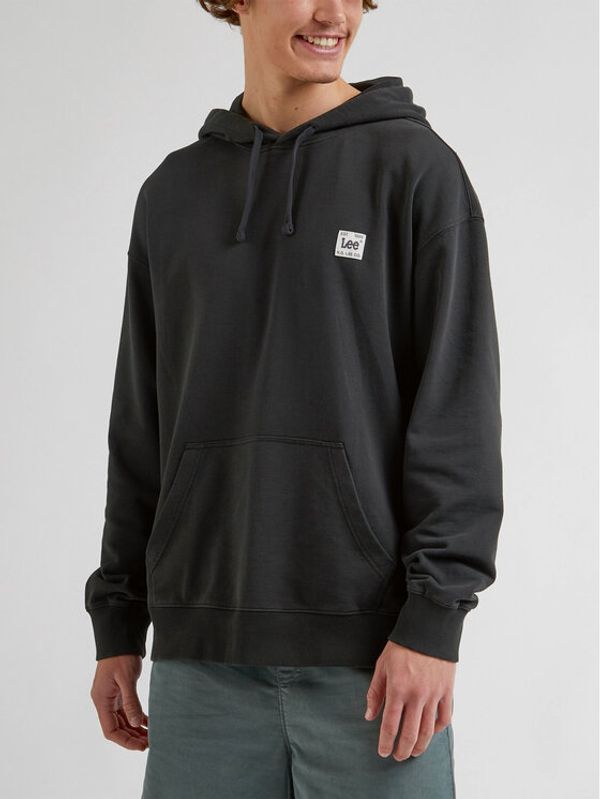 Lee Lee Суитшърт L84WFXON Черен Loose Fit