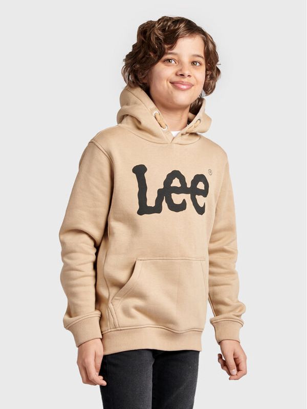 Lee Lee Суитшърт LEE0008 Бежов Regular Fit