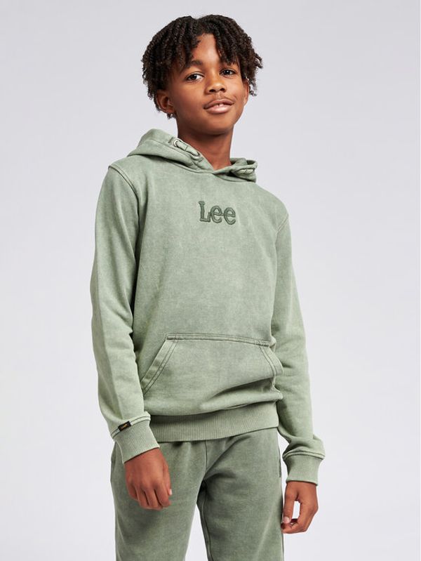 Lee Lee Суитшърт Tonal LEE0124 Зелен Regular Fit