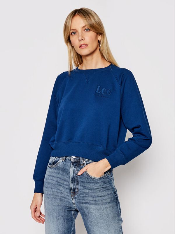 Lee Lee Суитшърт Vintage L36EBRLR Тъмносин Regular Fit