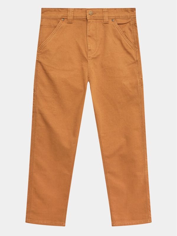 Lee Lee Текстилни панталони Carpenter LEE0019 Кафяв Regular Fit