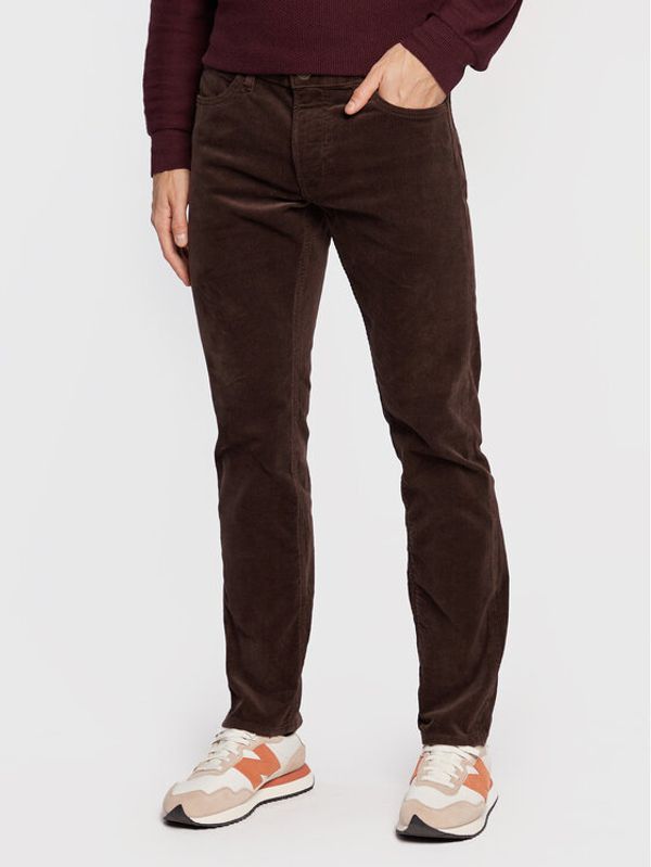 Lee Lee Текстилни панталони Daren L707AXFM Кафяв Regular Fit