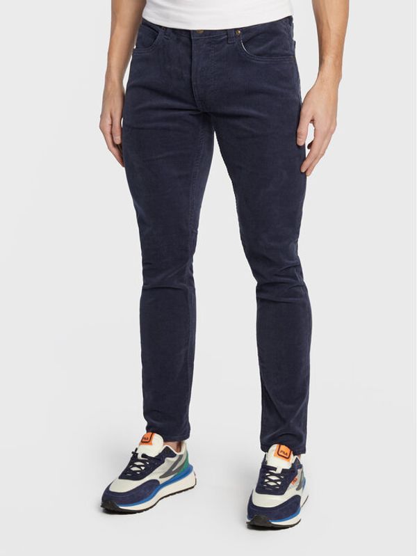 Lee Lee Текстилни панталони Luke L719AX11 Тъмносин Slim Fit