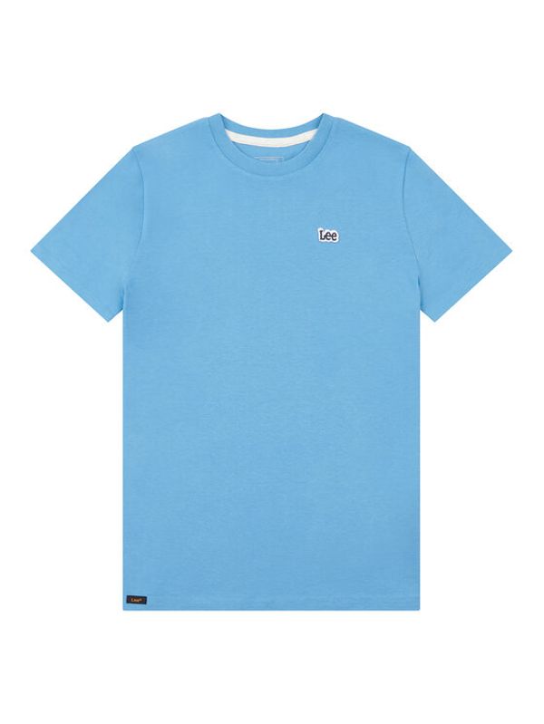 Lee Lee Тишърт Badge LEE0001 Син Regular Fit