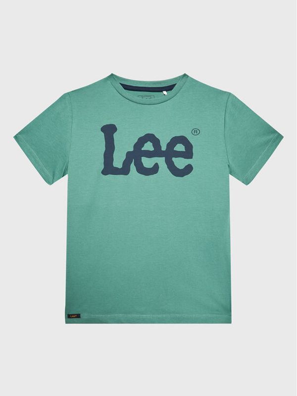 Lee Lee Тишърт LEE0002 Зелен Regular Fit