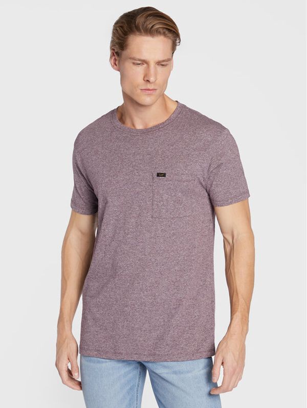 Lee Lee Тишърт Ultimate Pocket L66JWT74 112321738 Виолетов Regular Fit