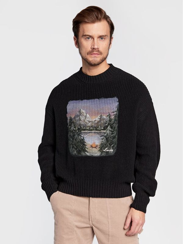 Leeves Leeves Пуловер Unisex National Park Knit Черен Regular Fit