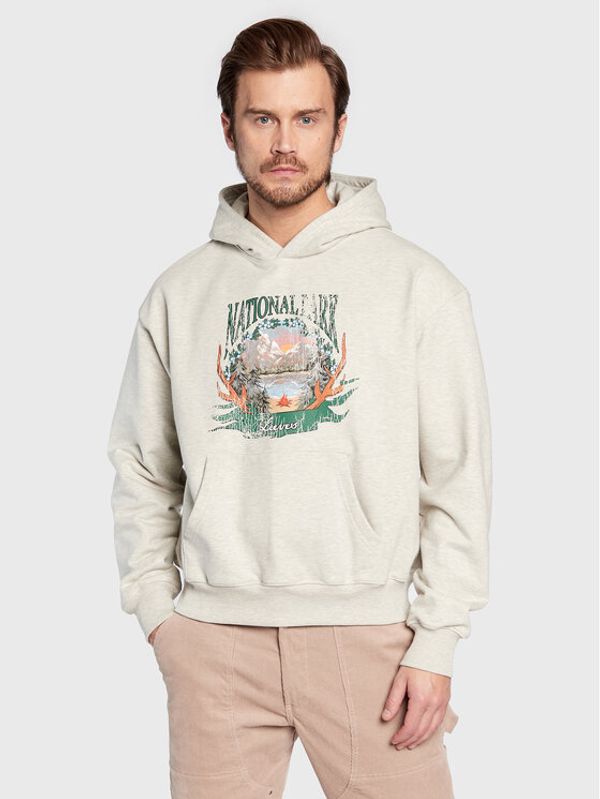 Leeves Leeves Суитшърт Unisex Grey Merch Сив Boxy Fit