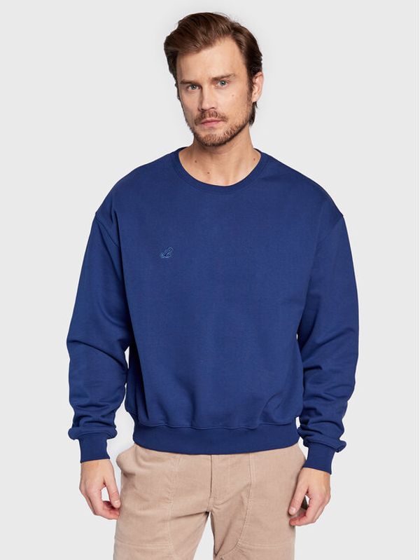 Leeves Leeves Суитшърт Unisex Paisley Тъмносин Boxy Fit