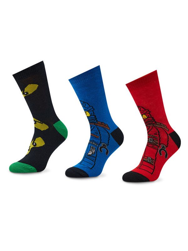 LEGO Wear LEGO Wear Комплект 3 чифта дълги чорапи детски 12010613 Цветен
