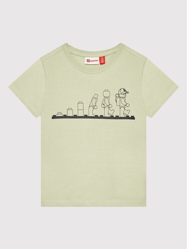 LEGO Wear LEGO Wear Тишърт 11010400 Зелен Regular Fit