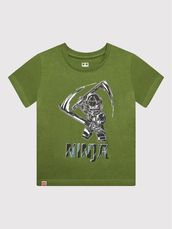 LEGO Wear LEGO Wear Тишърт 12010477 Зелен Regular Fit