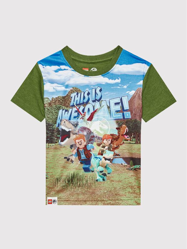 LEGO Wear LEGO Wear Тишърт 12010523 Зелен Regular Fit