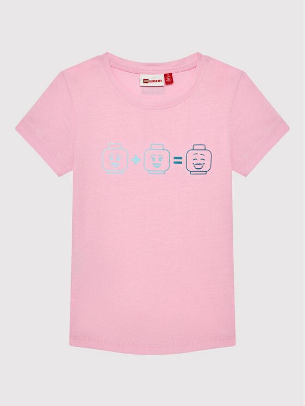 LEGO Wear LEGO Wear Тишърт Lwteach 301 11010109 Розов Regular Fit