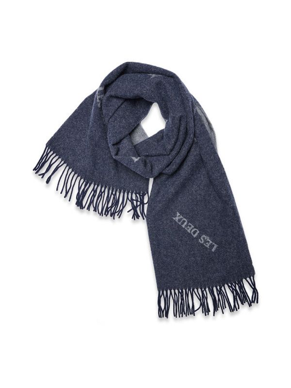 Les Deux Les Deux Шал Intarsia LDM910014 Тъмносин