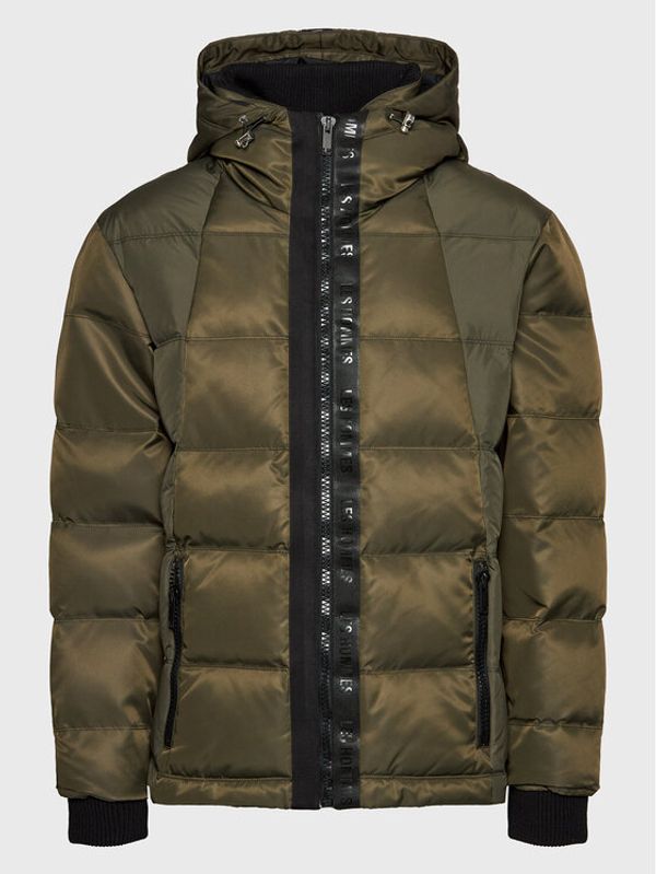 Les Hommes Les Hommes Пухено яке LF2281000270 Каки Regular Fit
