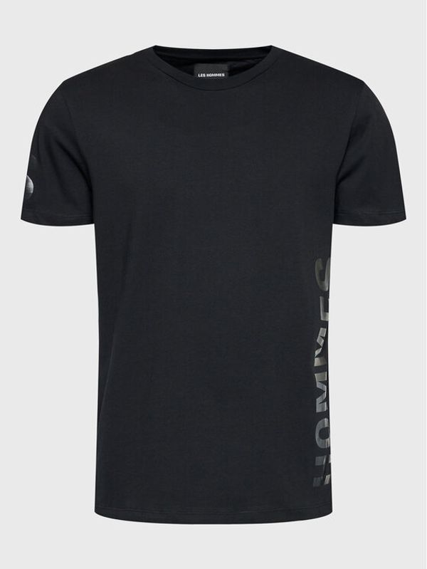 Les Hommes Les Hommes Тишърт LF2243000700 Черен Regular Fit