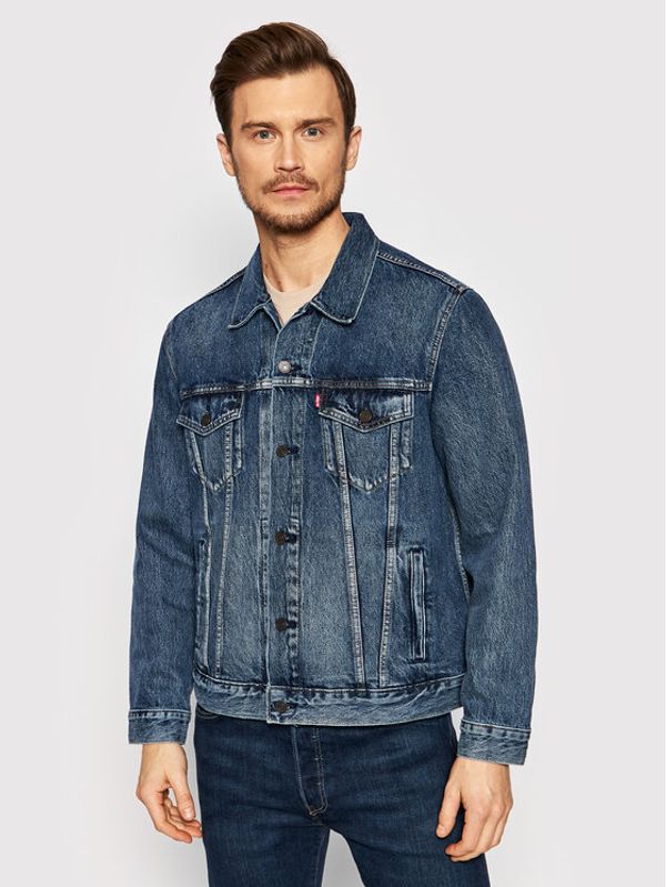Level Levi's® Дънково яке Trucker 72334-0573 Тъмносин Regular Fit