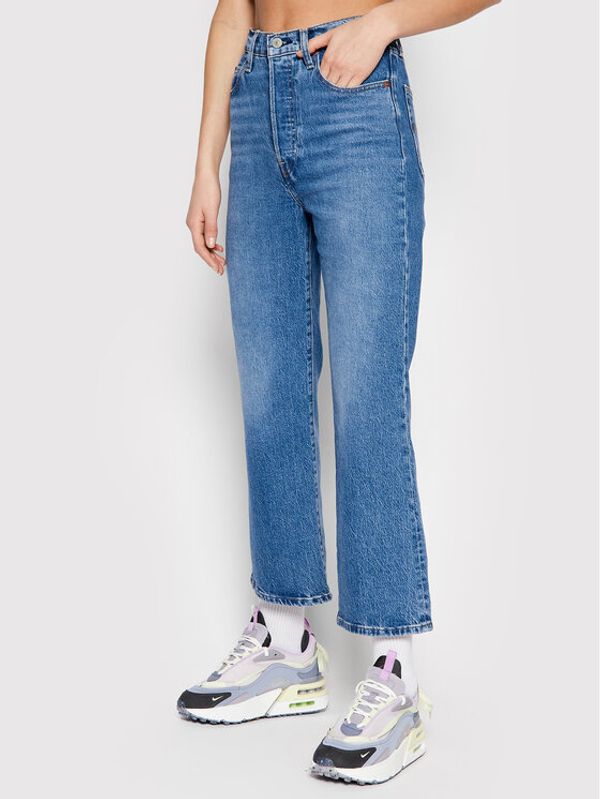 Levi's® Levi's® Дънки Ribcage Crop Bootcut A1967_1 Тъмносин Slim Fit