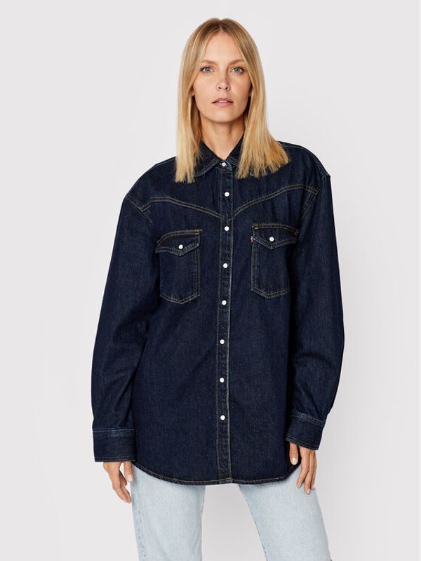 Levi's® Levi's® дънкова риза Red Tab™ Dorsey Western A3364-0000 Тъмносин Oversize