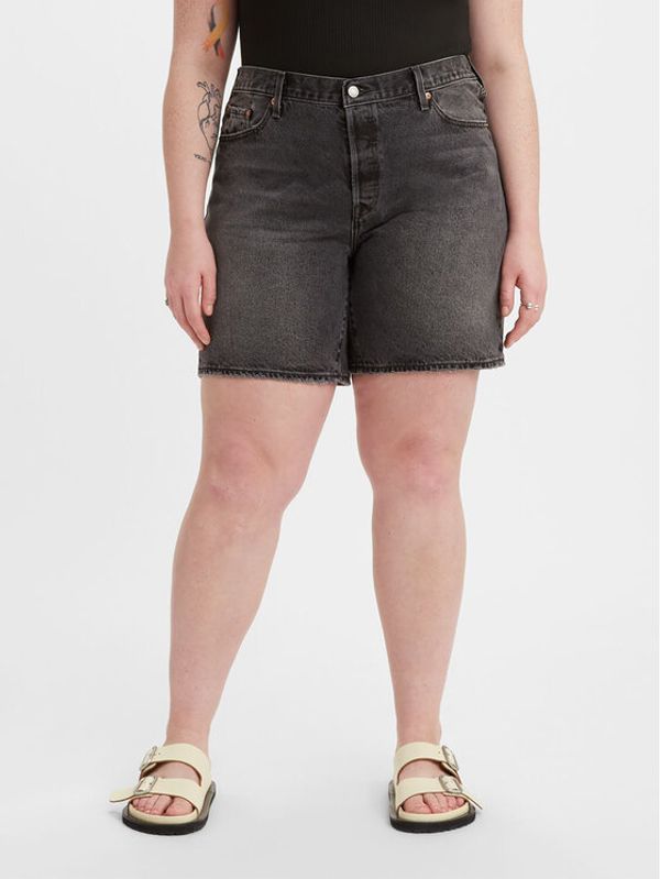 Levi's® Levi's® Дънкови шорти 501® 90'S A19870004 Черен Loose Fit