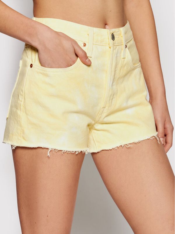 Levi's® Levi's® Дънкови шорти 501® Original 56327-0197 Жълт Regular Fit