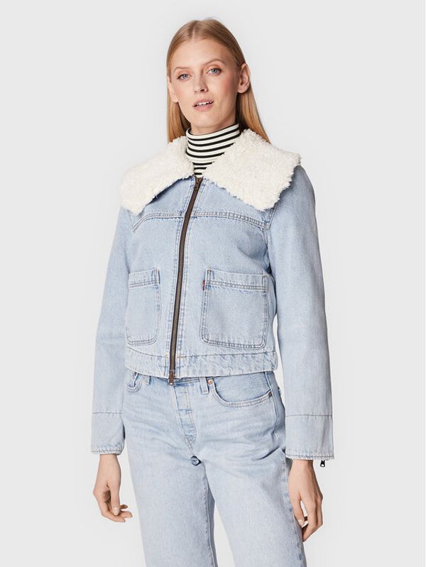 Levi's® Levi's® Дънково яке Retro Sherpa A3487-0002 Син Relaxed Fit
