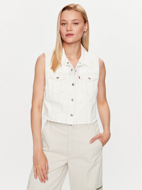 Levi's® Levi's® Елек Xs A4855-0001 Бял Slim Fit