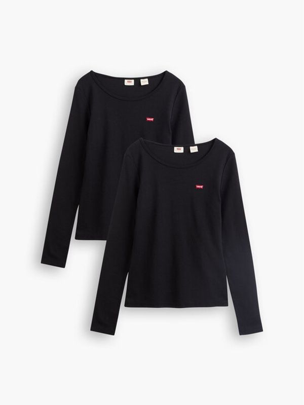 Levi's® Levi's® Комплект 2 блузи A0787-0001 Черен Slim Fit