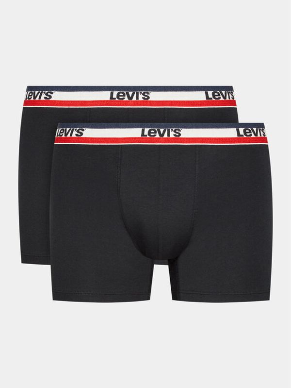 Levi's® Levi's® Комплект 2 чифта боксерки 37149-0804 Черен