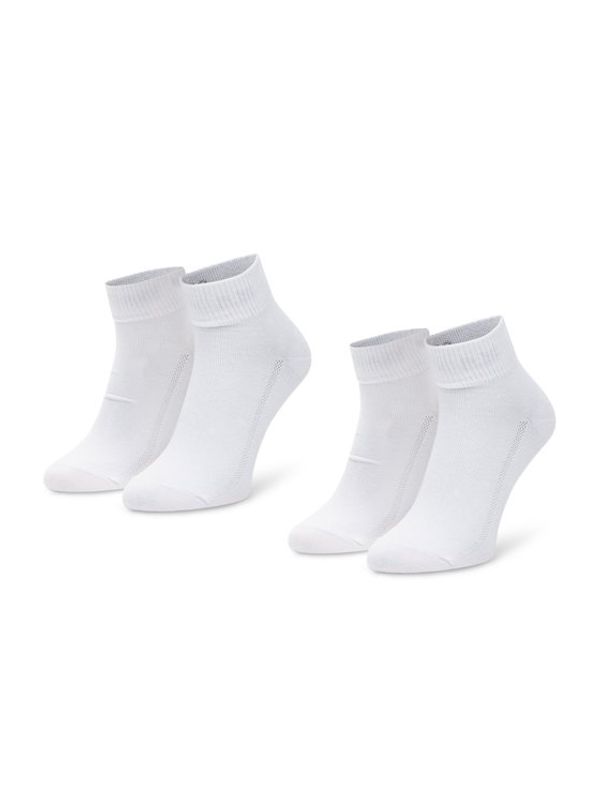 Levi's® Levi's® Комплект 2 чифта къси чорапи мъжки 37157-0200 Бял