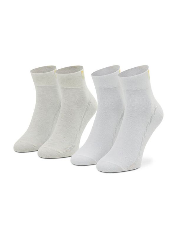 Levi's® Levi's® Комплект 2 чифта къси чорапи унисекс 701218213 Бял