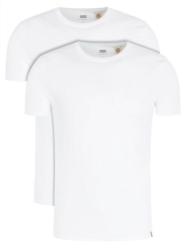 Levi's® Levi's® Комплект 2 тишъртки 79541-0000 Бял Slim Fit