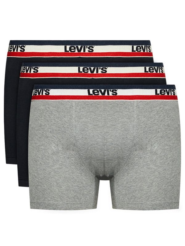 Levi's® Levi's® Комплект 3 чифта боксерки 100002870 Черен