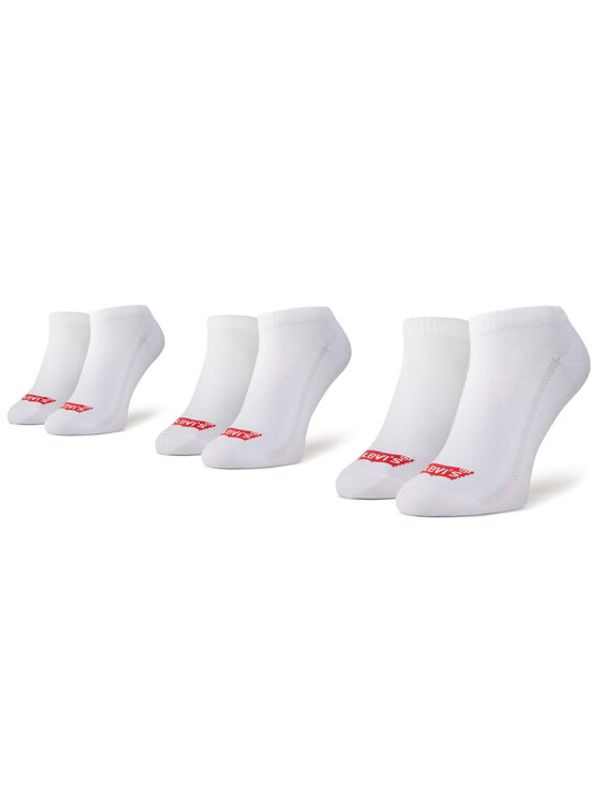 Levi's® Levi's® Комплект 3 чифта къси чорапи унисекс 37157-0171 Бял