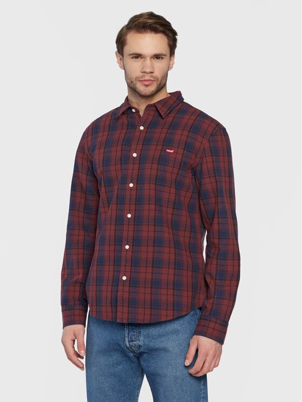 Levi's® Levi's® Риза Battery Housemark 86625-0025 Бордо Slim Fit
