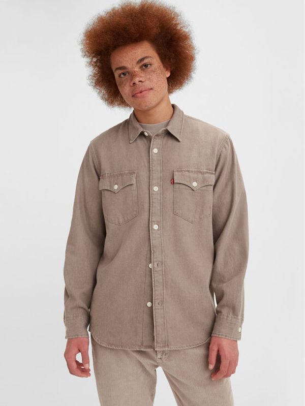 Levi's® Levi's® Риза Western A1919-0010 Бежов Relaxed Fit