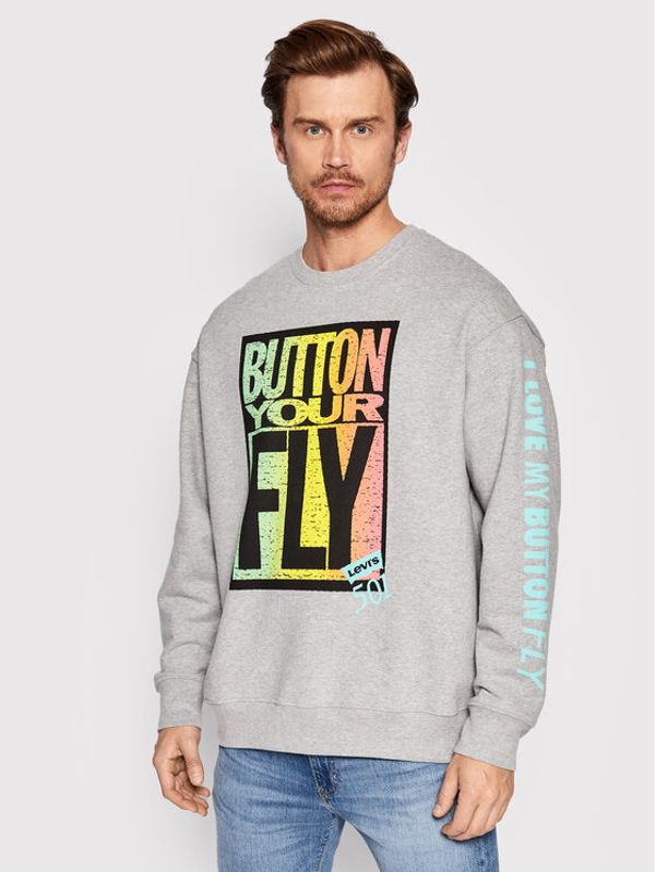 Levi's® Levi's® Суитшърт 501 38712-0055 Сив Relaxed Fit