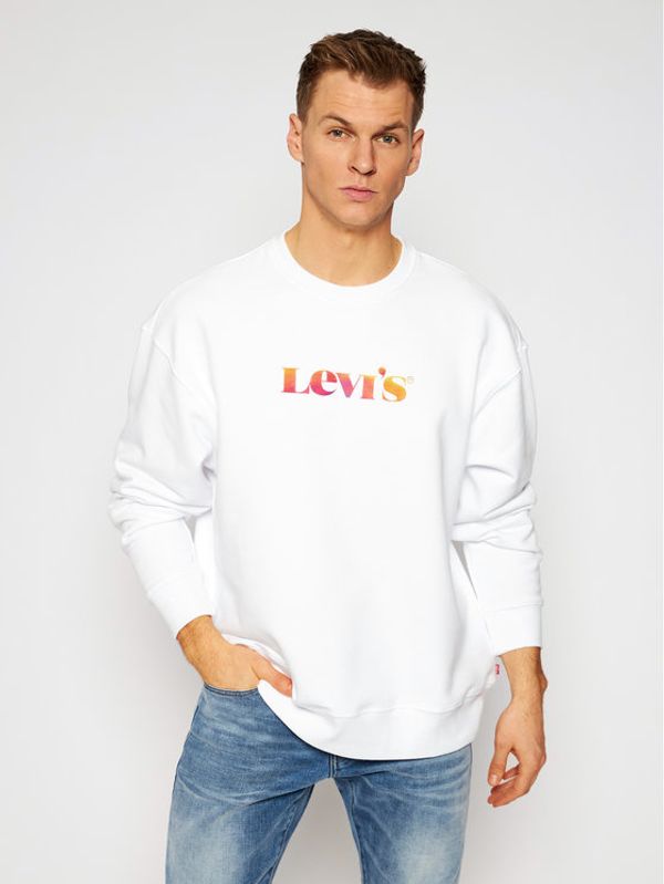 Levi's® Levi's® Суитшърт Graphic 38712-0008 Бял Relaxed Fit