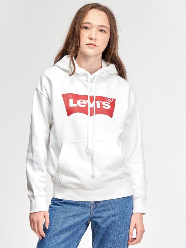 Levi's® Levi's® Суитшърт Graphic Standard 18487-0024 Бял Relaxed Fit