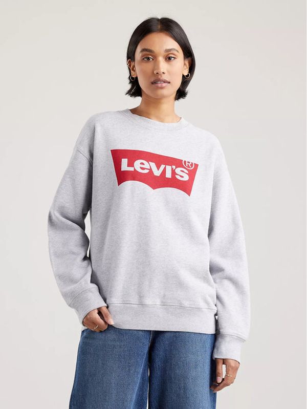 Levi's® Levi's® Суитшърт Graphic Standard 186860012 Сив Loose Fit