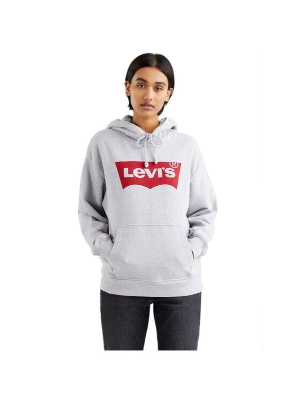 Levi's® Levi's® Суитшърт Levi's Graphic Standard Hoodie Сив Regular Fit