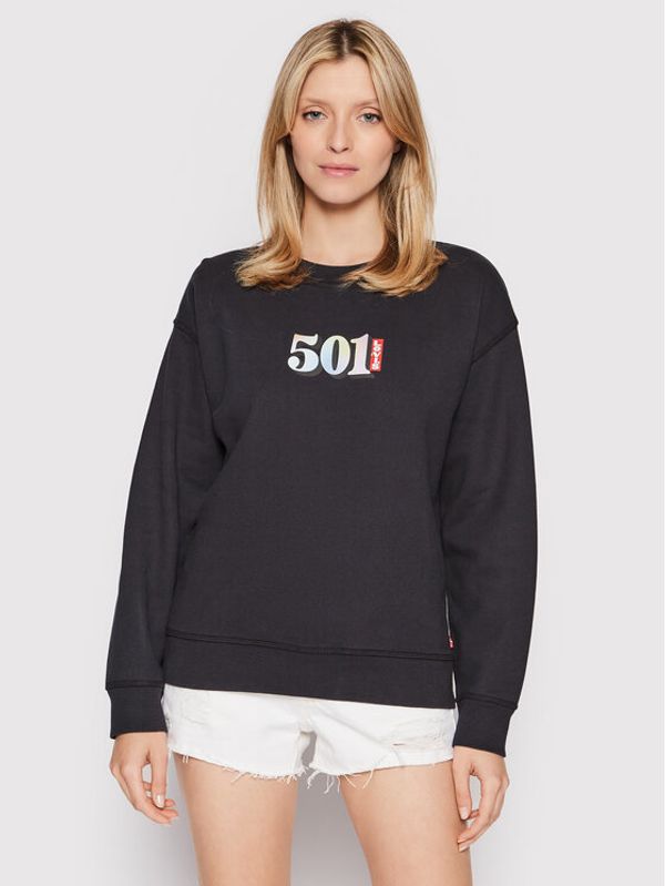 Levi's® Levi's® Суитшърт Standard Graphic Fleece 18686-0108 Черен Regular Fit