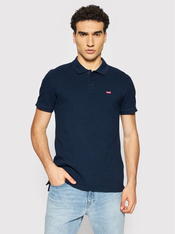 Levi's® Levi's® Тениска с яка и копчета Standard Housemarked 35883-0005 Тъмносин Regular Fit