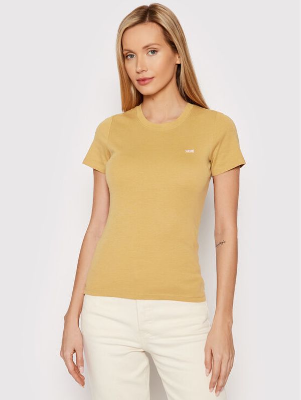 Levi's® Levi's® Тишърт 37697-0040 Бежов Slim Fit