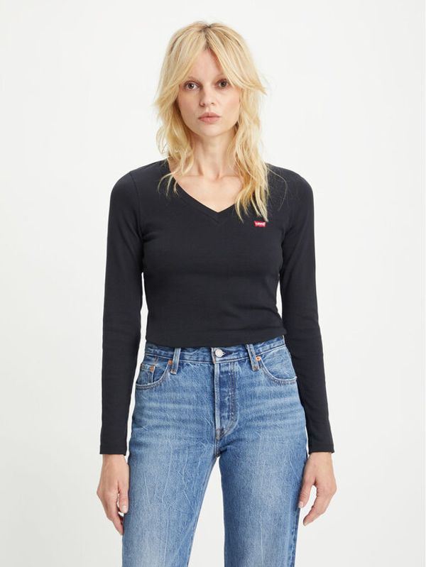 Levi's® Levi's® Тишърт Baby Tee A48910000 Черен Slim Fit